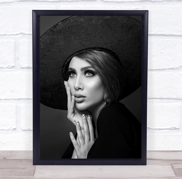 Portraits Portrait Model Models Beauty Beautiful Fashion Face Wall Art Print