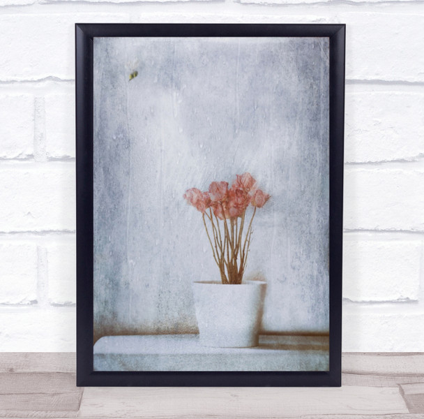 Still Life Flower Flowers Flora Floral Pot Painterly Creative Wall Art Print