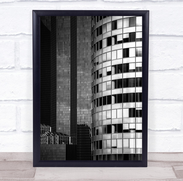 Abstract Abstraction Lines Architecture Structure Modern Paris Wall Art Print