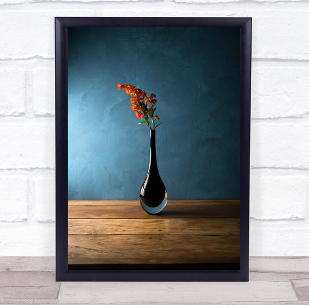 Still Life Vase Vases Flower Flowers Flora Floral Botanical Wall Art Print