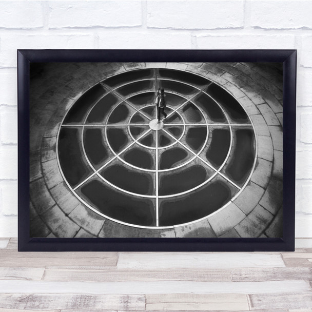 Architecture Target Crosshair Crosshairs Woman Girl Street Wall Art Print