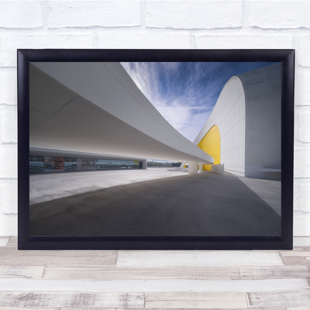 Niemeyer Aviles Asturias Architecture Spain Bright Daytime Wall Art Print