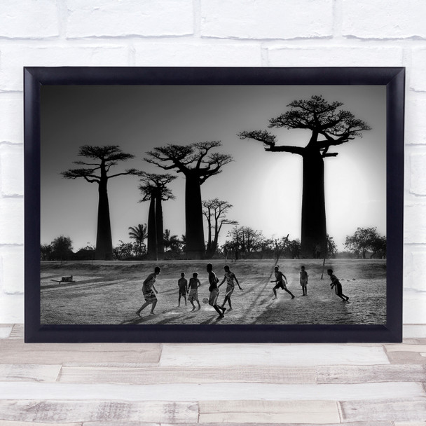 Action Sport Motion Sports People Speed Person Tree Trees Wall Art Print