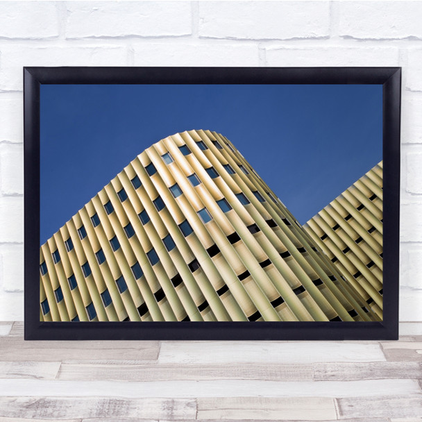 Cope Utrecht Netherlands Architecture The Gold Abstract Wall Art Print