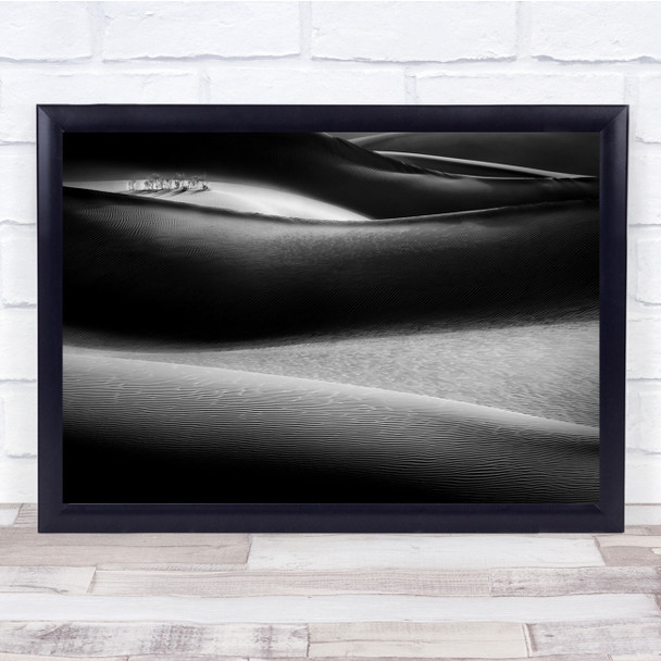 Wave Black-and-white Curve Behnam Nasri Iran Photography Level Wall Art Print