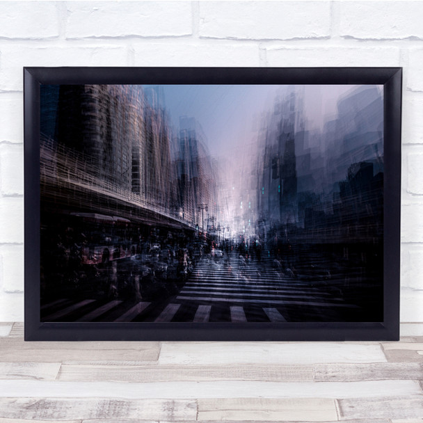 Taiyuan Liuxiang people blurry zebra Wall Art Print