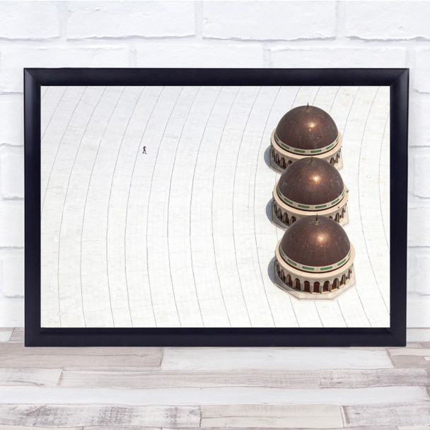 Architecture Domes Figure Rooftop Wall Art Print
