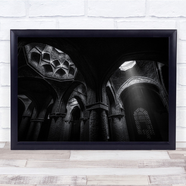 Source Of Light Building church Wall Art Print