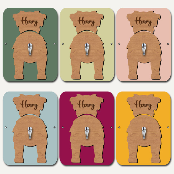 Australian Shepherd Dog Lead Holder Leash Hook Any Colour Personalised Gift