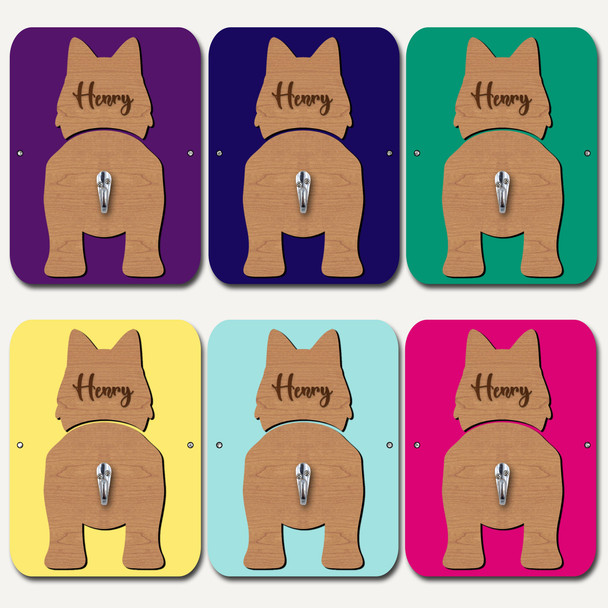 Berger Picards Dog Lead Holder Leash Hanger Hook Any Colour Personalised Gift