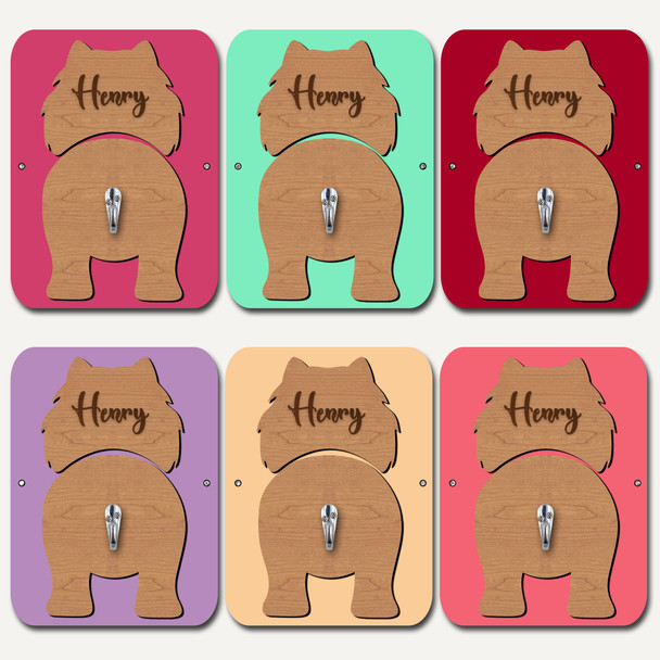 Chow Chow Dog Lead Holder Leash Hanger Hook Any Colour Personalised Gift