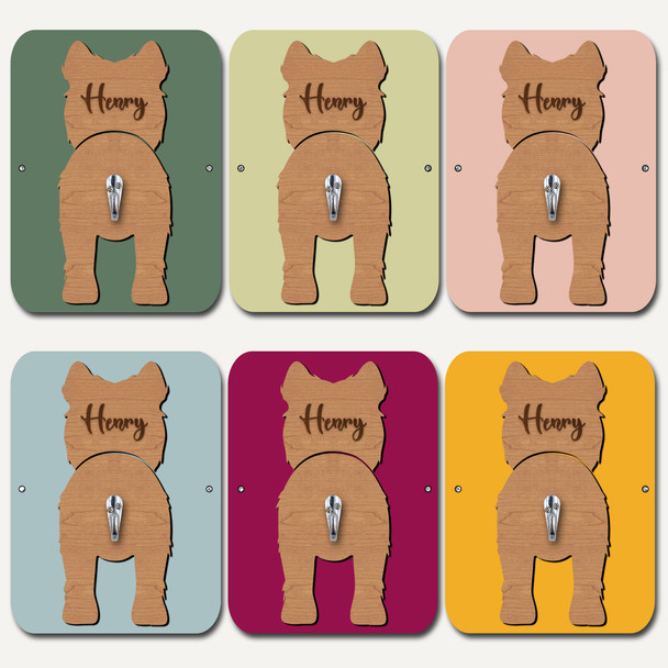Samoyed Dog Lead Holder Leash Hanger Hook Any Colour Personalised Gift