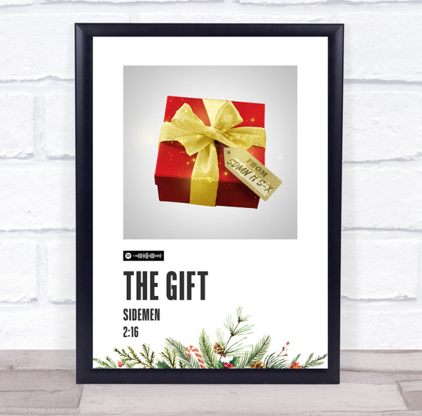 Sidemen The Gift Christmas Single Polaroid Vintage Music Wall Art Poster Print