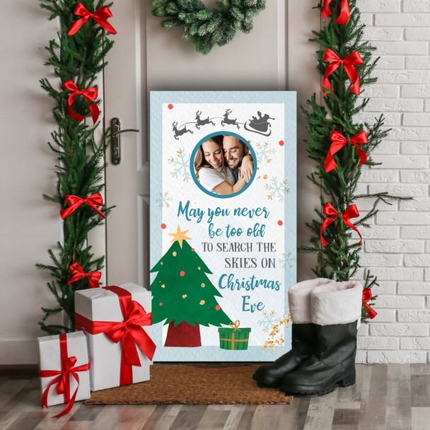 Search Skies Photo Personalised Tall Decoration Christmas Indoor Outdoor Sign