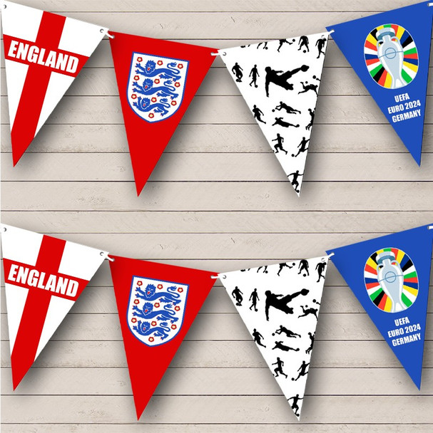 Euros England Flag Three Lions England Football Flag Banner Bunting