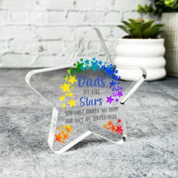 Custom Ornament Gift For Dad Are Likes Bright Star Plaque Keepsake Gift