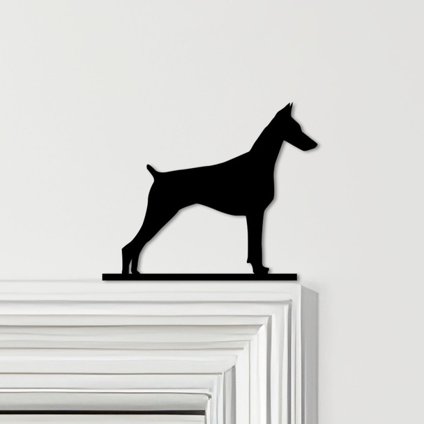 Door Topper Doberman Dog Tll Various Colours Top Of Door Frame Decorative Sign