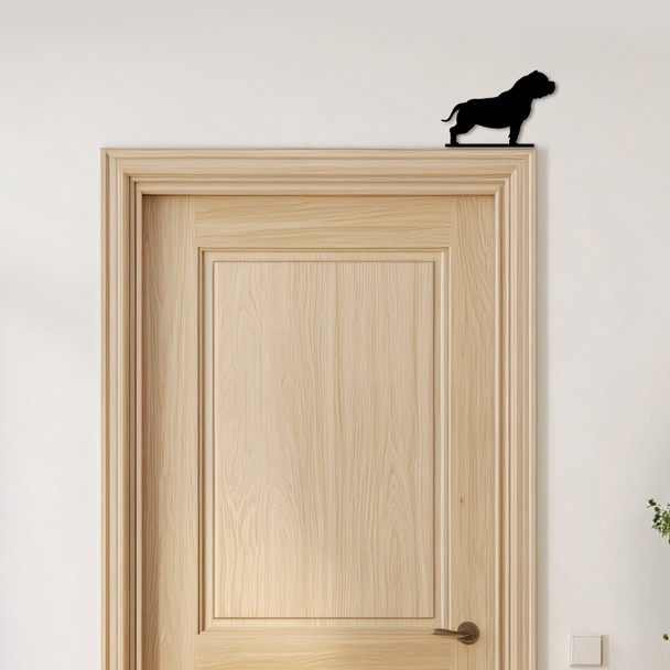 Door Topper Dog Pitbull Various Colours Top Of Door Frame Decorative Sign
