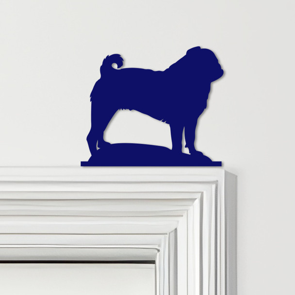 Door Topper Dog Pug Various Colours Top Of Door Frame Decorative Sign