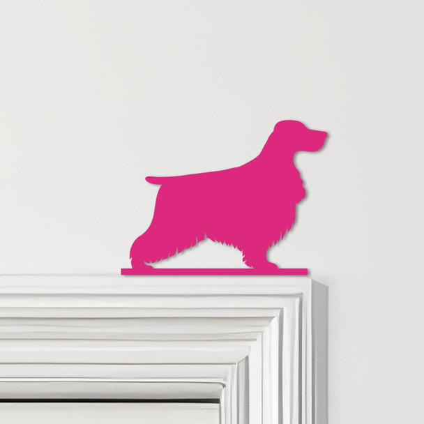 Door Topper English Cocker Spaniel Dog Various Colours Decorative Sign