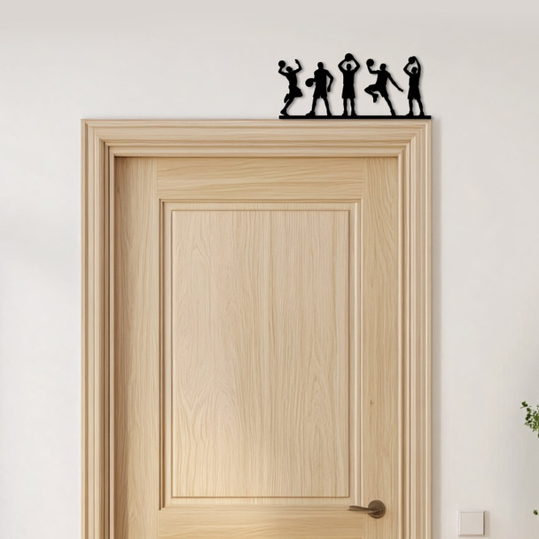 Door Topper Basketball Players Various Colours Top Of Door Frame Decorative Sign