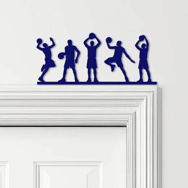 Door Topper Basketball Players Various Colours Top Of Door Frame Decorative Sign
