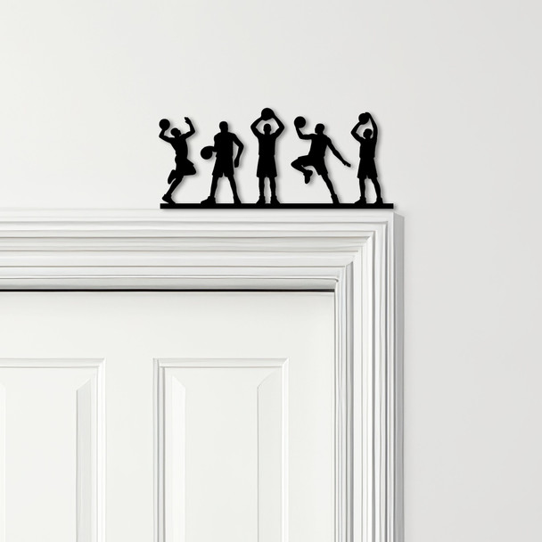 Door Topper Basketball Players Various Colours Top Of Door Frame Decorative Sign