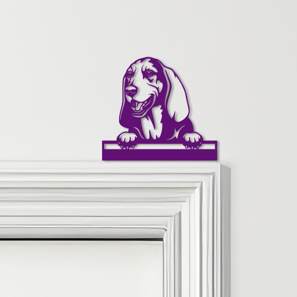 Door Topper Basset Hound Dog Various Colours Top Of Door Frame Decorative Sign