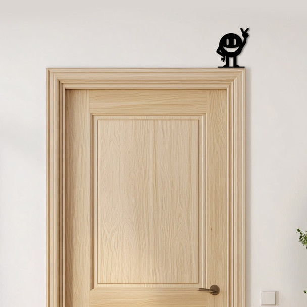 Door Topper Character Emoji Kids Room Decor Various Colours Frame Decor Sign