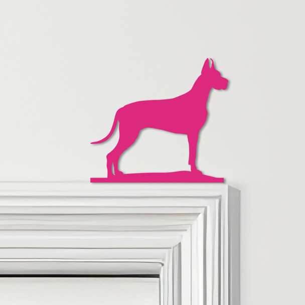 Door Topper Great Dane Dog Various Colours Top Of Door Frame Decorative Sign