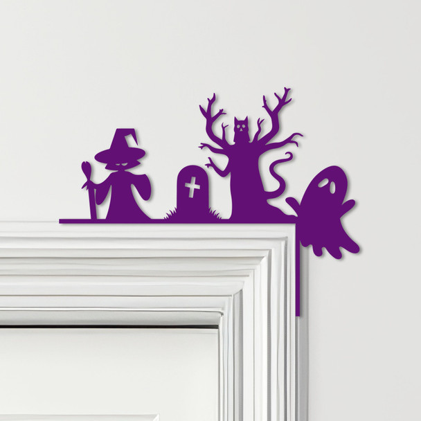 Door Topper Halloween Decor Characters Various Colours Decorative Sign