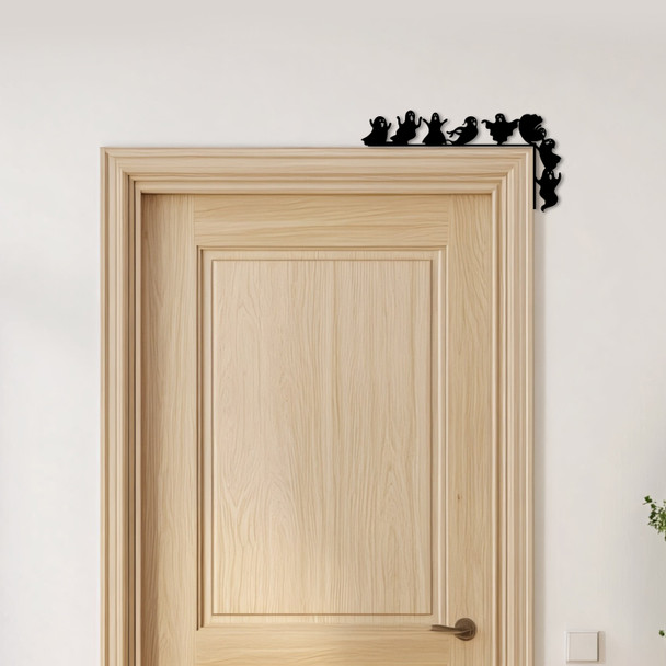 Door Topper Halloween Decor Cute Ghosts Various Colours Decorative Sign