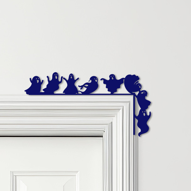 Door Topper Halloween Decor Cute Ghosts Various Colours Decorative Sign