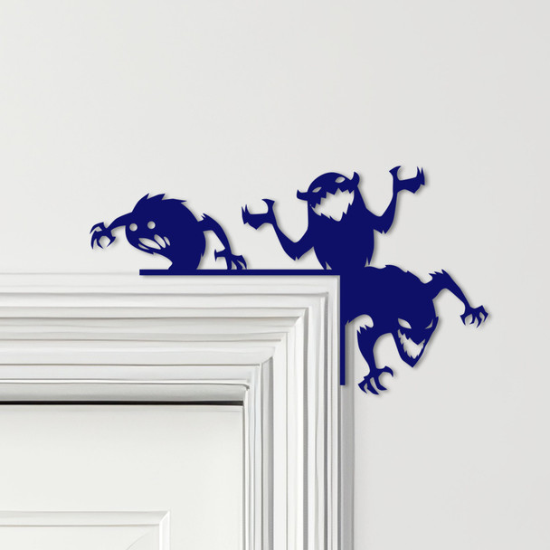 Door Topper Halloween Decor Monsters Various Colours Top Of Door Decorative Sign