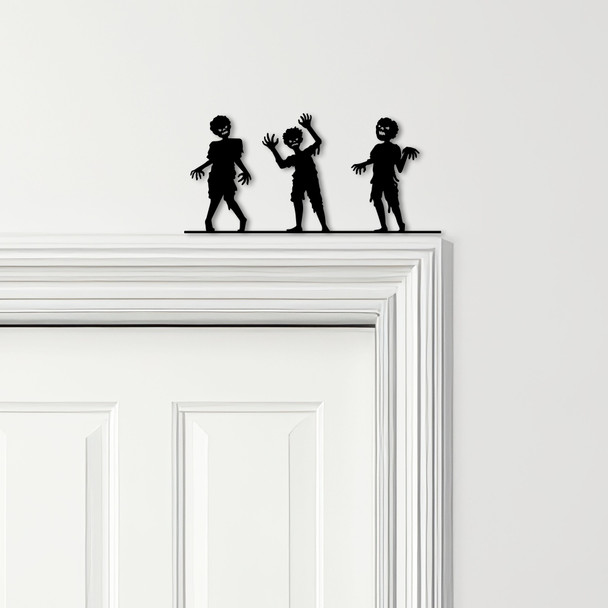 Door Topper Halloween Decor Zombies Various Colours Top Of Door Decorative Sign