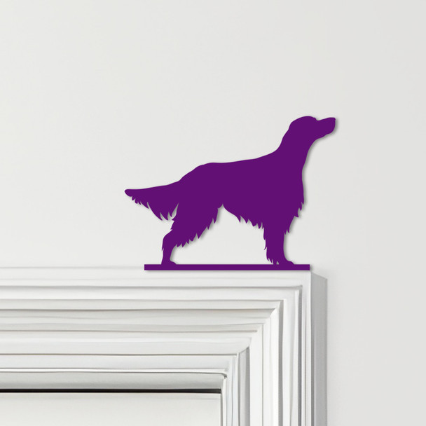 Door Topper Irish Setter Dog Various Colours Top Of Door Frame Decorative Sign
