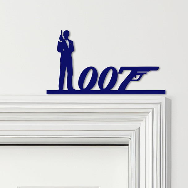 Door Topper James Bond 007 Various Colours Top Of Door Frame Decorative Sign