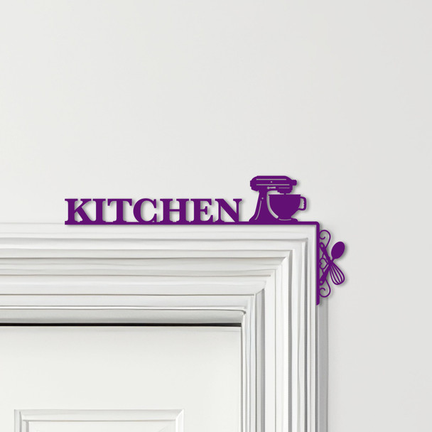 Door Topper Kitchen Decor Cake Mixer & Tools Various Colours Frame Decor Sign