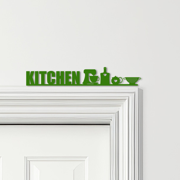 Door Topper Kitchen Decor Lettering & Appliances Various Colours Decorative Sign