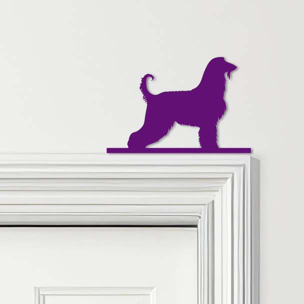 Door Topper Afghan Hound Dog Various Colours Top Of Door Frame Decorative Sign