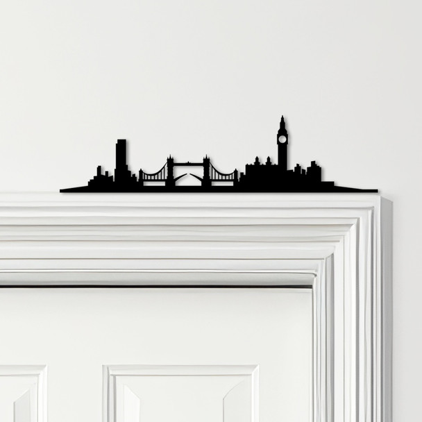 Door Topper London City Skyline Various Colours Top Of Door Frame Decor Sign