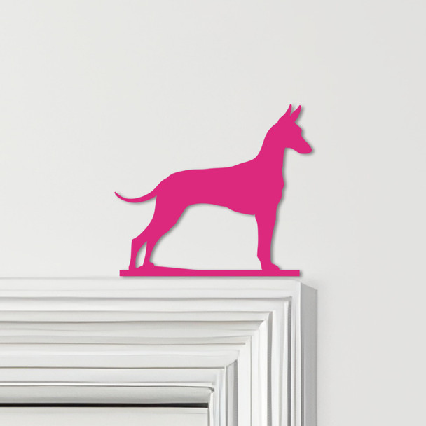 Door Topper Manchester Terrier Dog Various Colours Top Of Door Decorative Sign