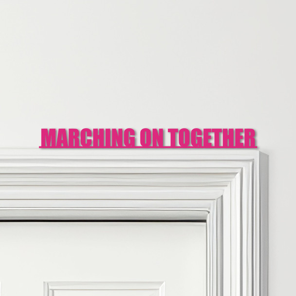 Door Topper Marching On Together Leeds United Football Various Colours Sign