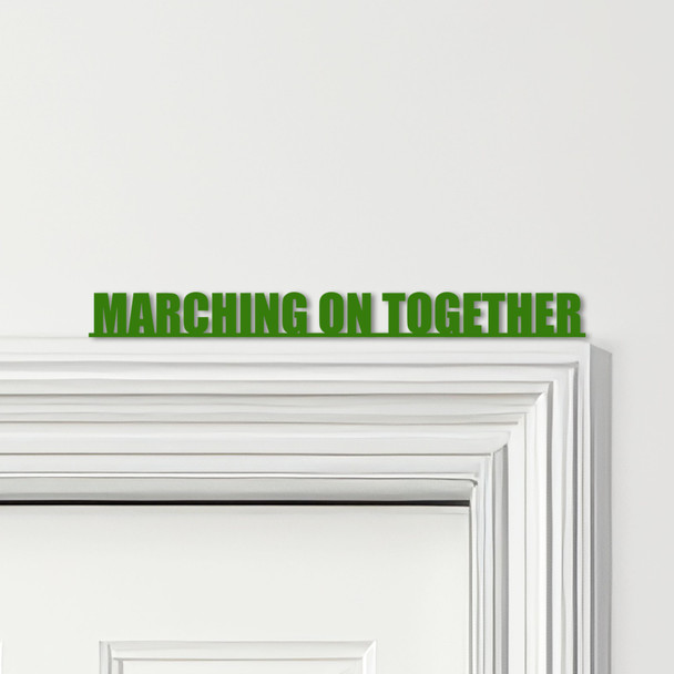 Door Topper Marching On Together Leeds United Football Various Colours Sign