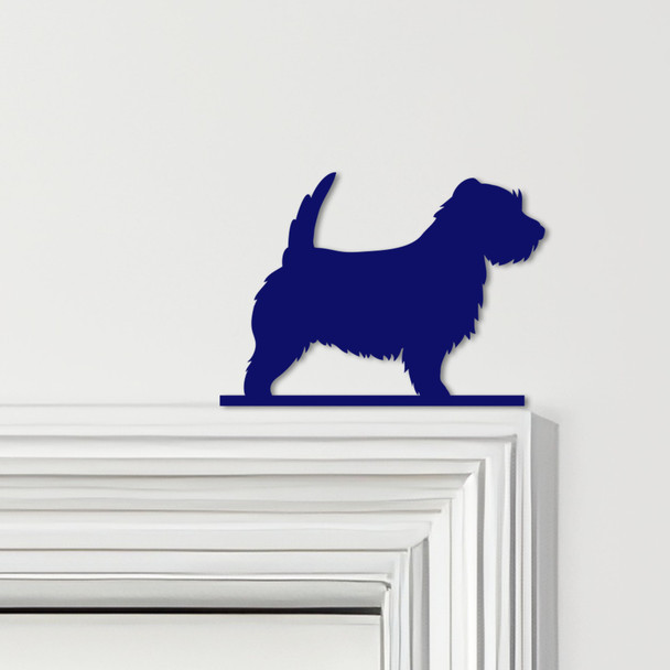 Door Topper Norfolk Terrier Dog Various Colours Top Of Door Frame Decor Sign