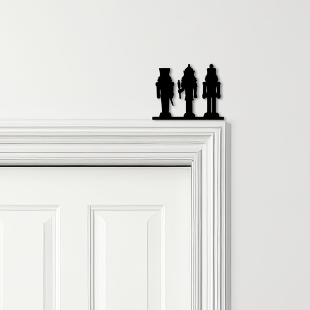 Door Topper Nutcrackers Christmas Decor Various Colours Decorative Sign