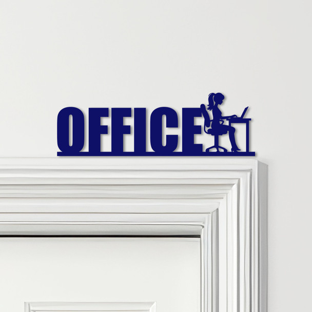 Door Topper Office Decor Lettering Desk Women Various Colours Frame Decor Sign