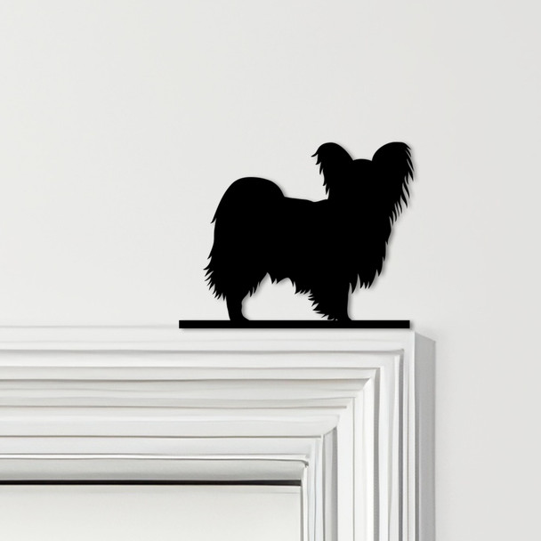 Door Topper Papillon Dog Various Colours Top Of Door Frame Decorative Sign