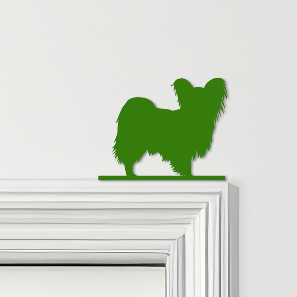 Door Topper Papillon Dog Various Colours Top Of Door Frame Decorative Sign