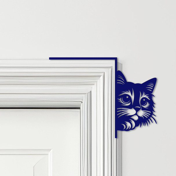 Door Topper Peeking Cat Various Colours Top Of Door Frame Decorative Sign